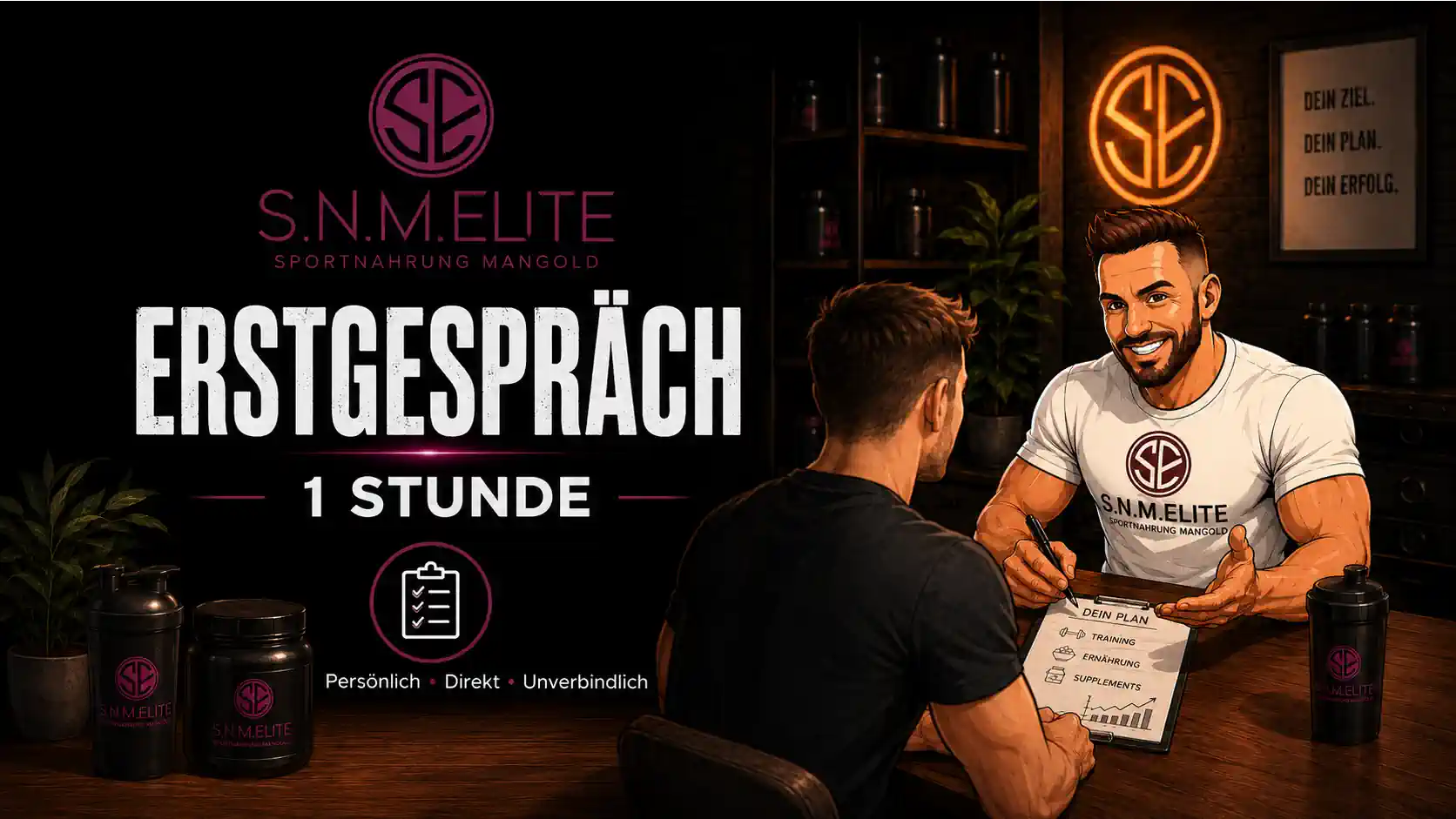S.N.M. Elite – Erstgespräch (1 Stunde)