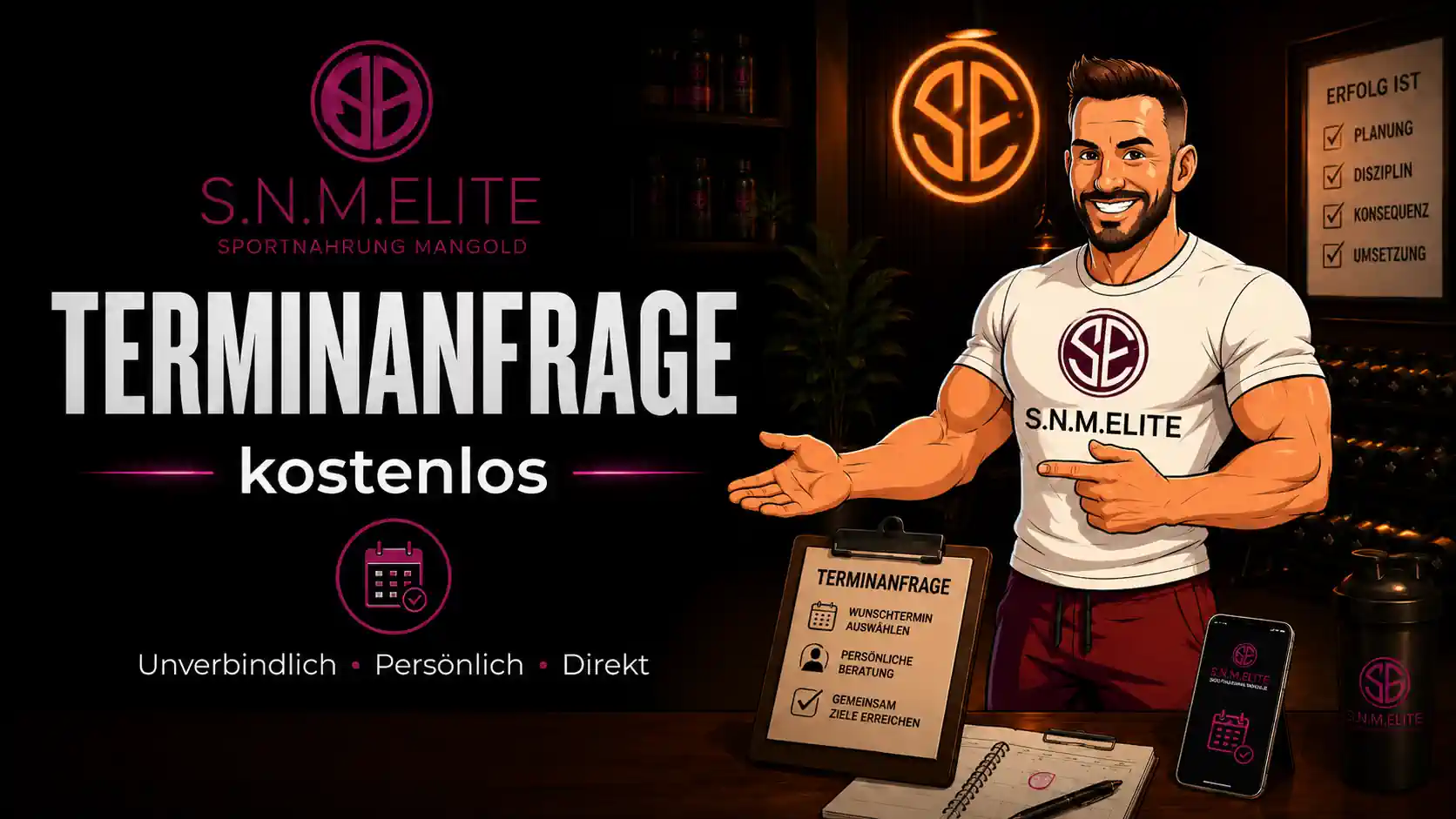 S.N.M. Elite – Terminanfrage (kostenlos)