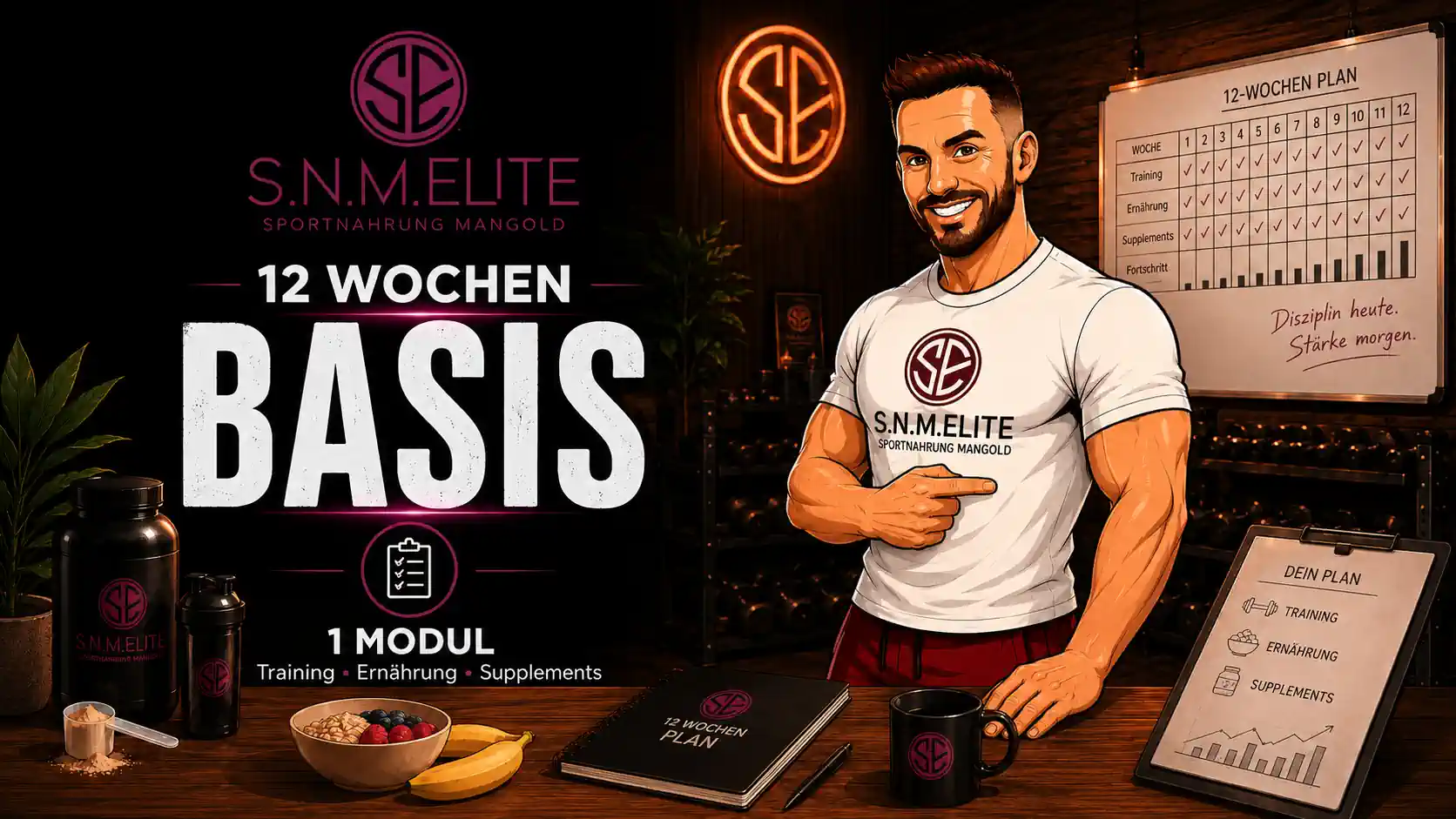 S.N.M. Elite – 12 Wochen Basis – 1 Modul – 149 €