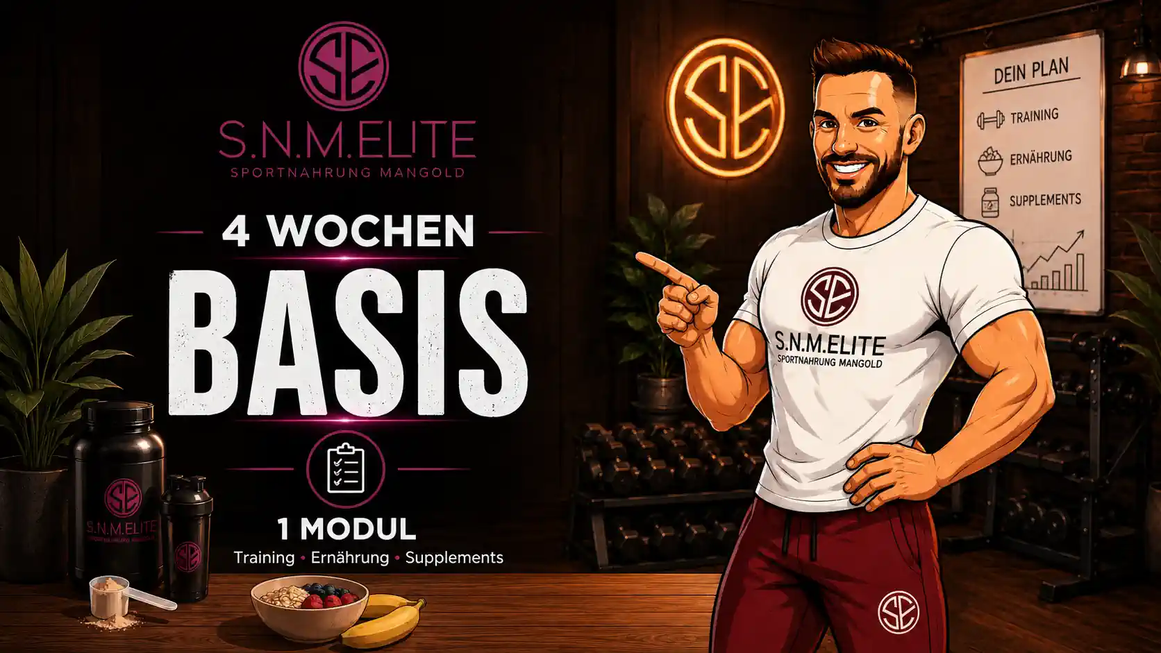 S.N.M. Elite – 4 Wochen Basis – 1 Modul – 69 €