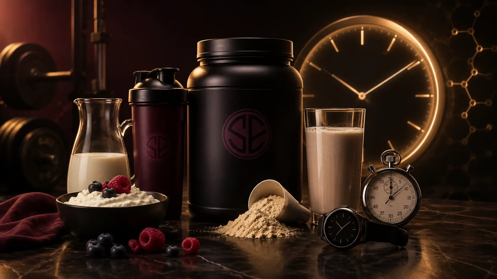 Whey Shake zubereiten