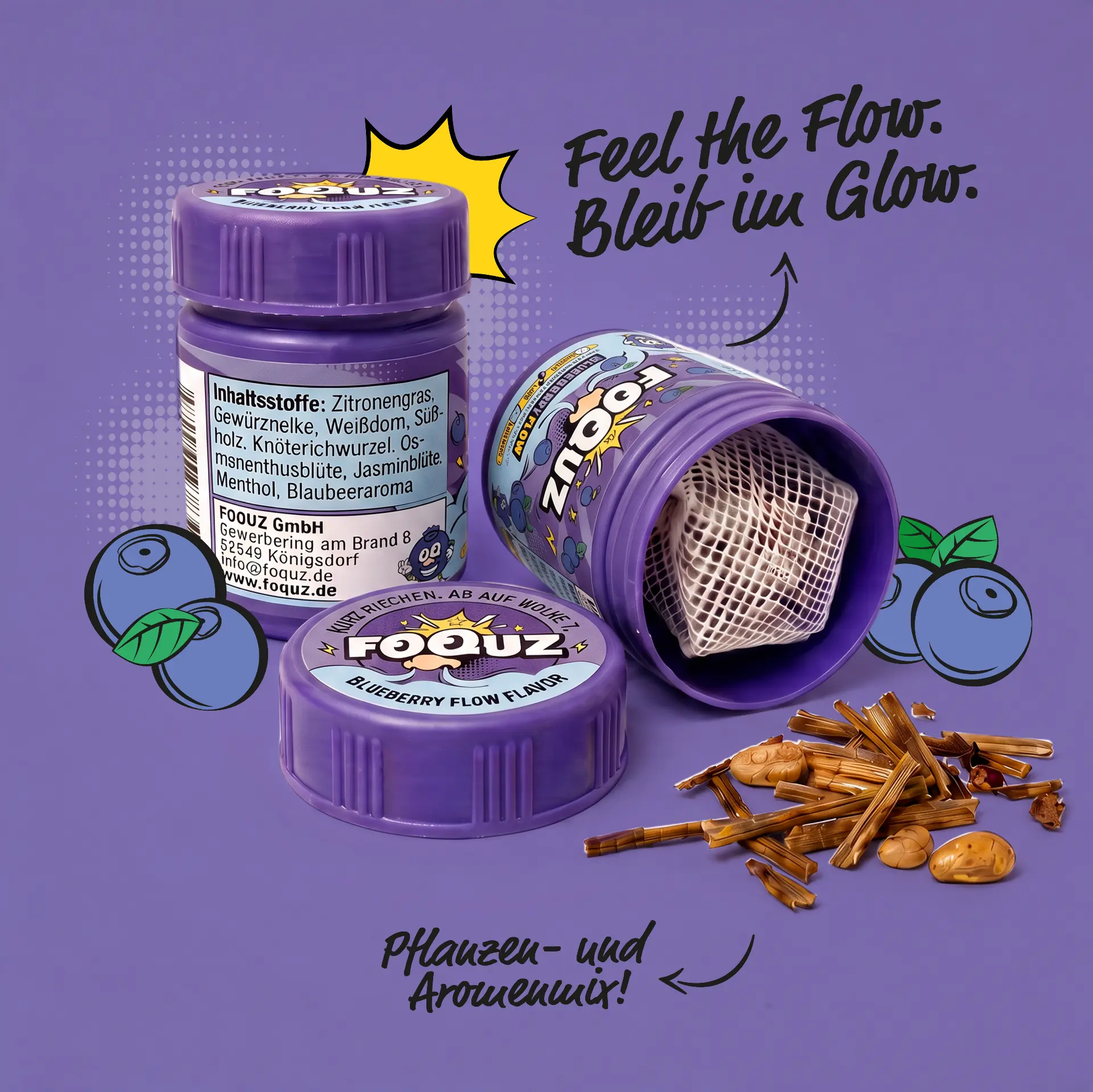FOQUZ Blueberry Inhaltsstoffe