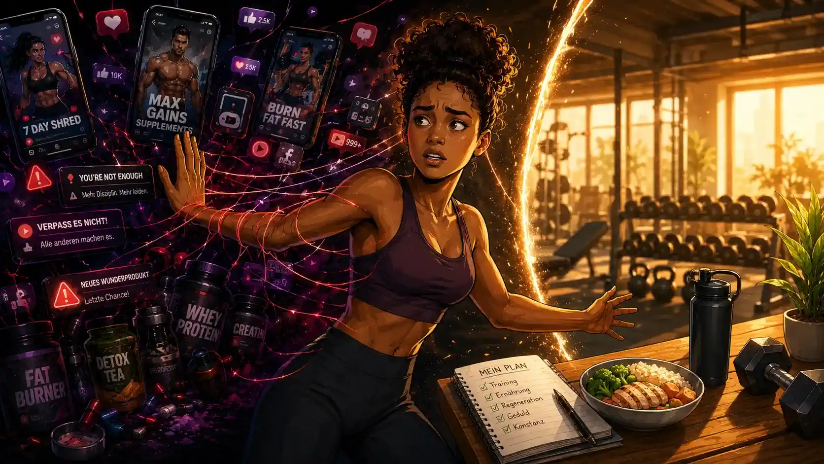 Social Media Fitness – Realität vs. Inszenierung