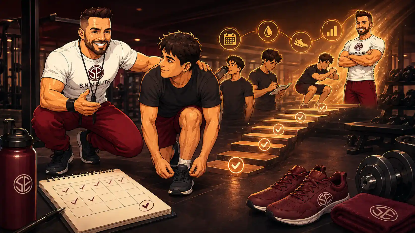 Fitness ist kein Projekt mit Anfang und Ende — sondern eine Gewohnheit, die du Schritt für Schritt aufbaust.